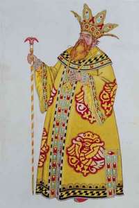 tsar saltan costume by ivan bilbibin